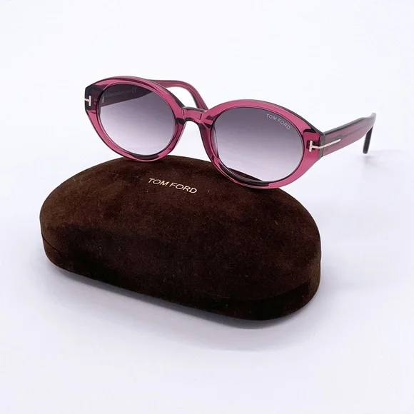 Tom Ford | Accessories | New Tom Ford Oval Burgundy Frame  display picture 3